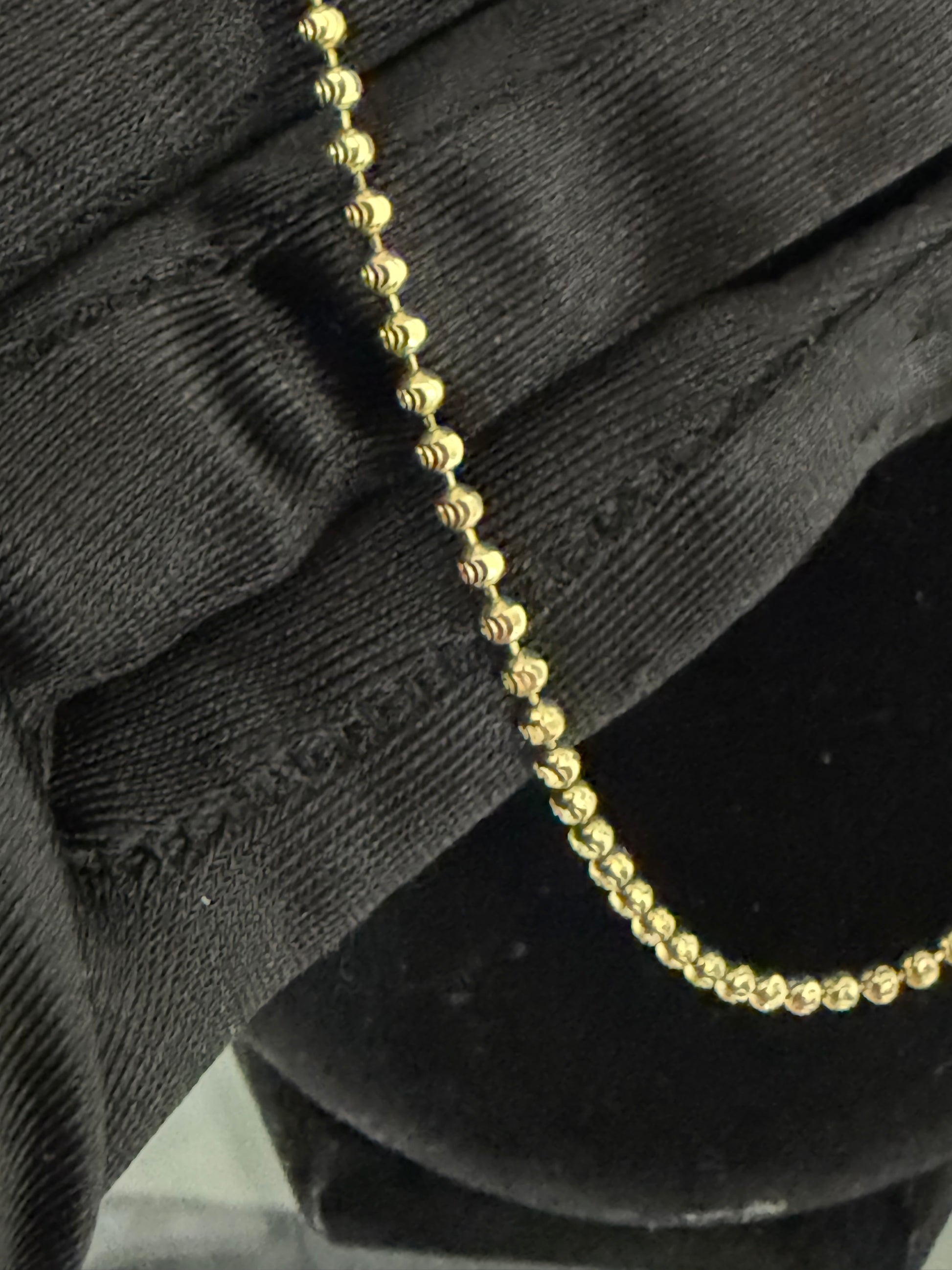 Cadena corte luna oro 10kt