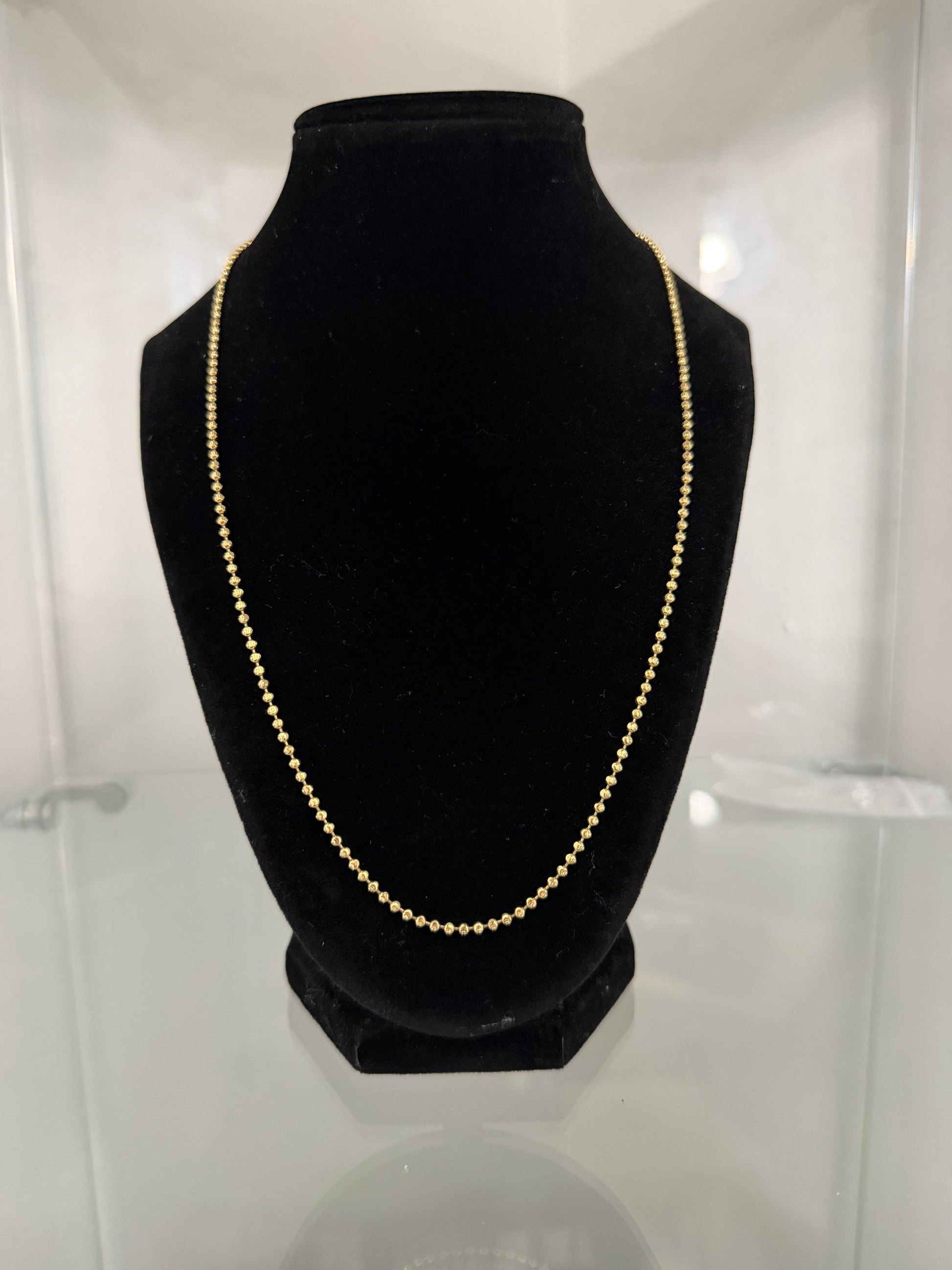 Cadena corte luna oro 10kt